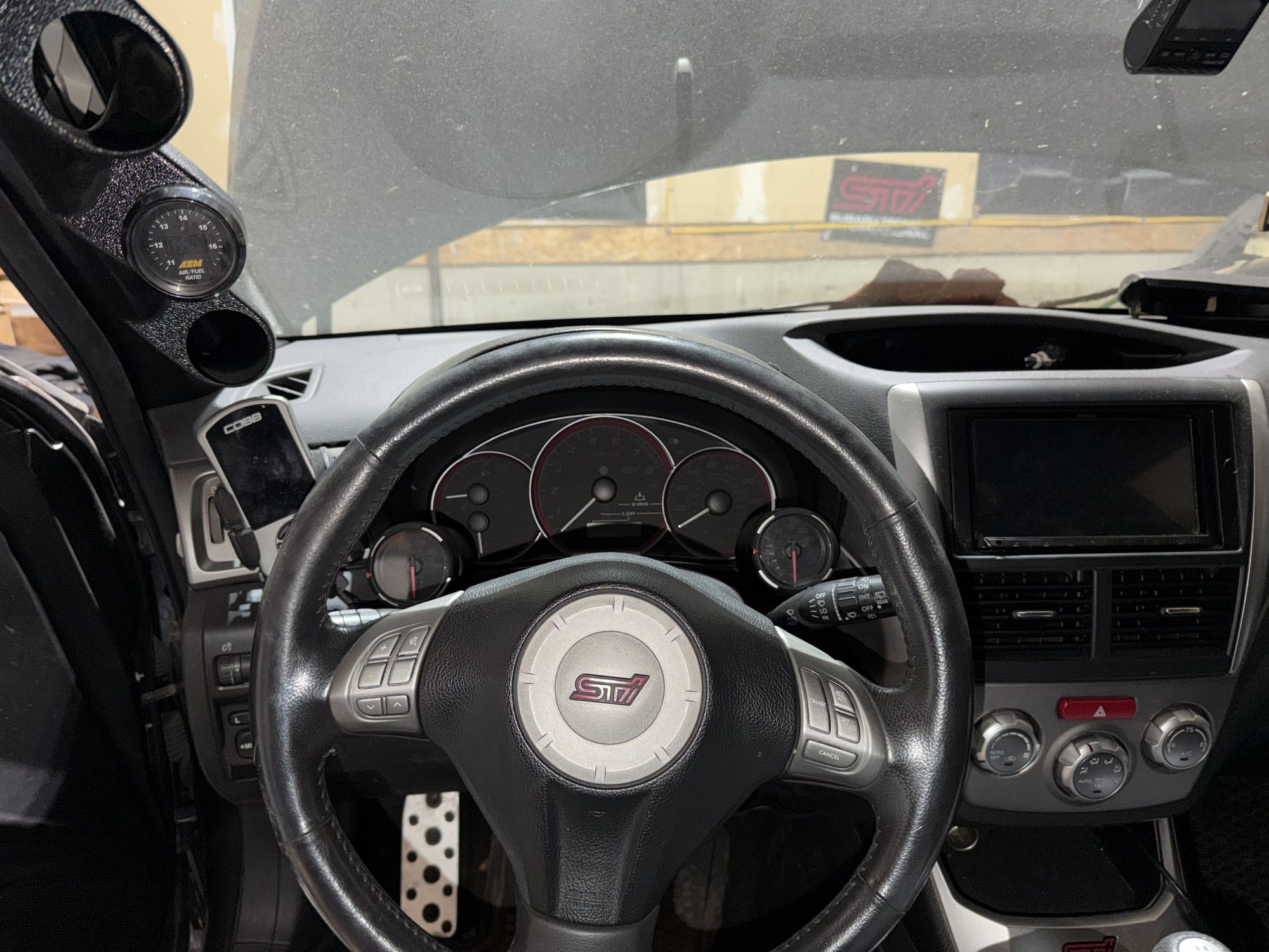 The driver's seat view of a Subaru worked on at Springs Auto Repair